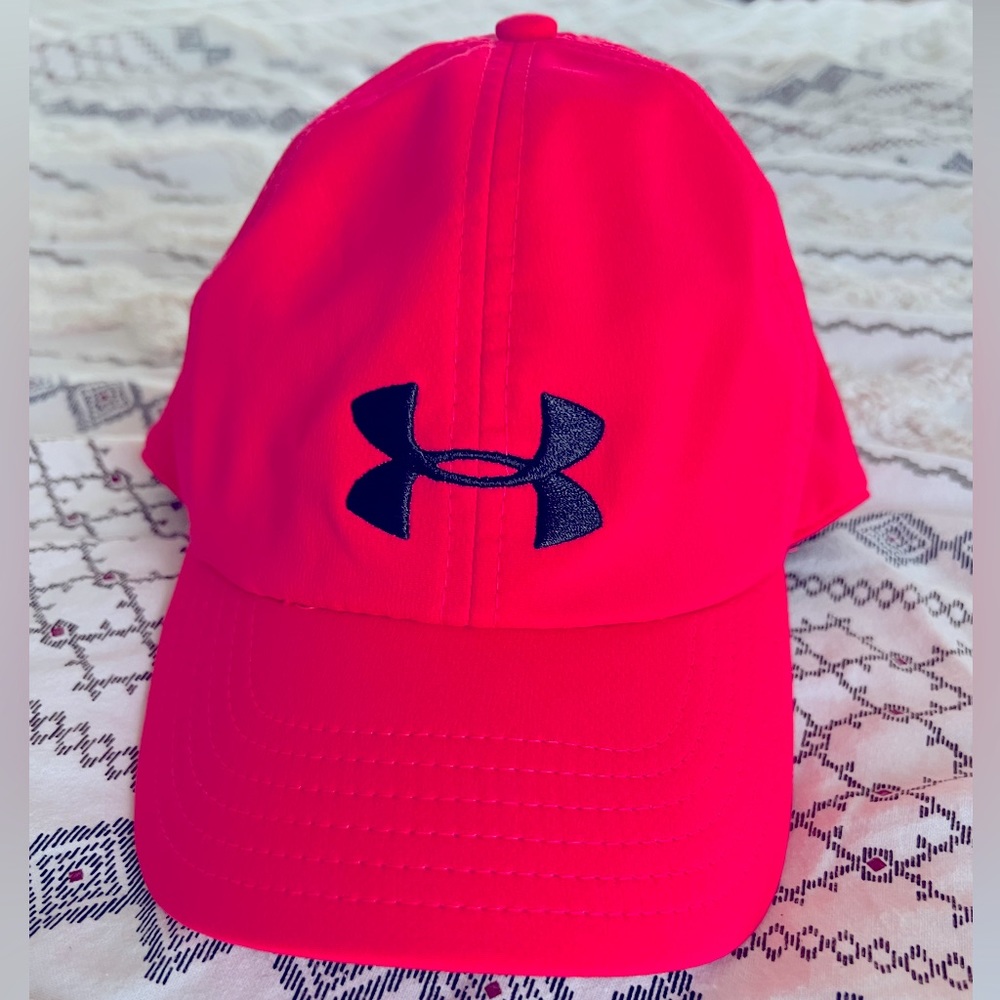 Hot pink Under Armour hat